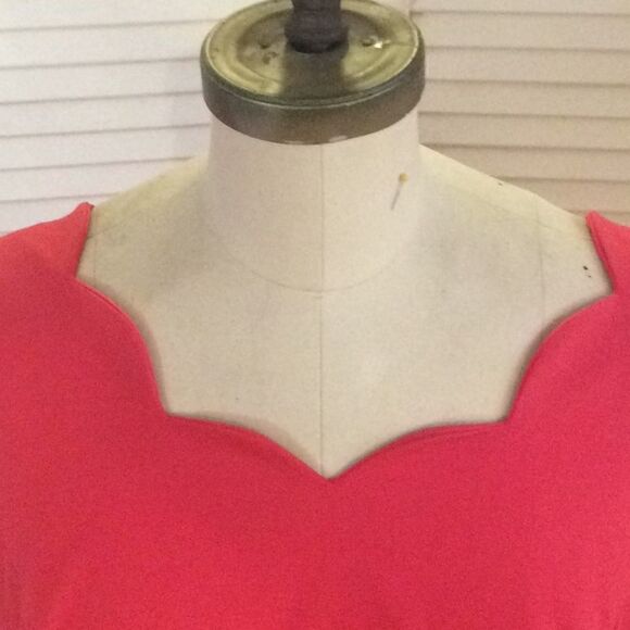 Talbots Woman Petite Stretch ScallopNeck dress 20P - Picture 4 of 17